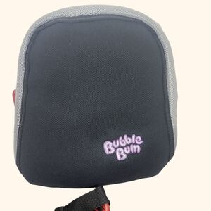 BubbleBum Black Booster Seat